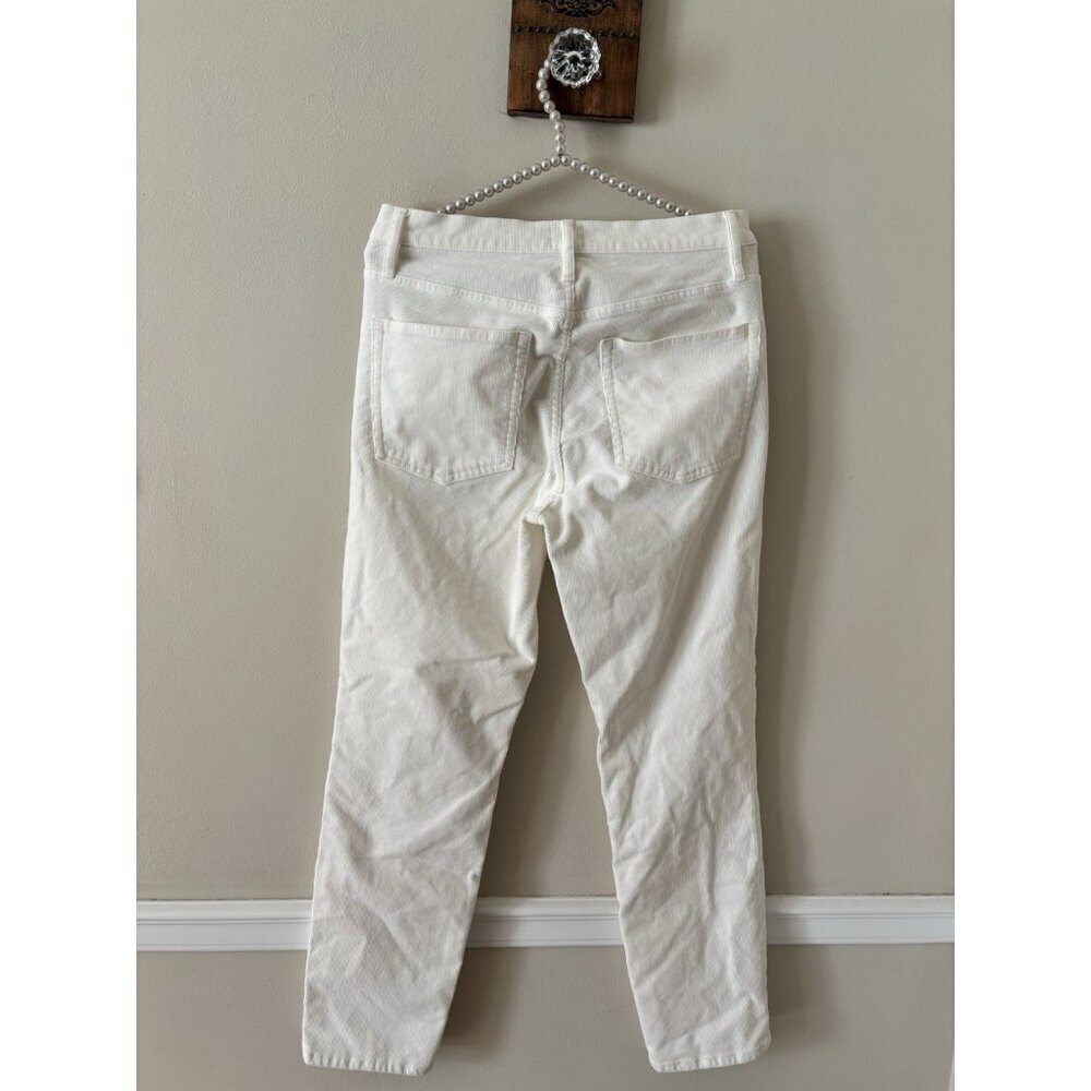 J.Crew Womens Size 30 9” Vintage Straight Corduroy Jeans Off White - Picture 3 of 7